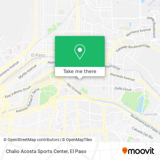 Chalio Acosta Sports Center map