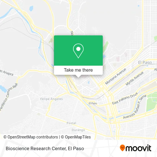 Mapa de Bioscience Research Center