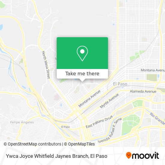 Mapa de Ywca Joyce Whitfield Jaynes Branch