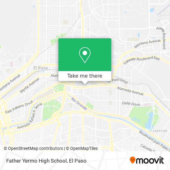 Mapa de Father Yermo High School