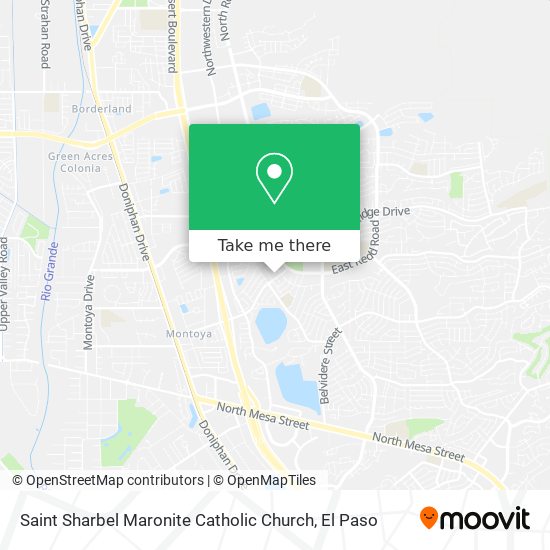 Saint Sharbel Maronite Catholic Church map