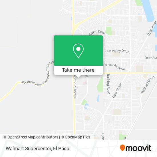 Walmart Supercenter map