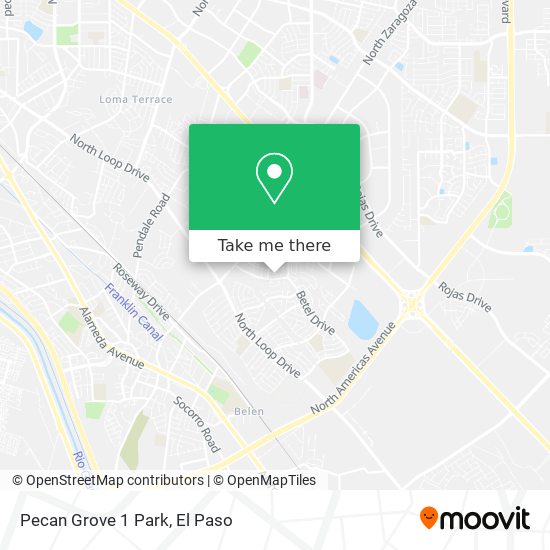 Mapa de Pecan Grove 1 Park