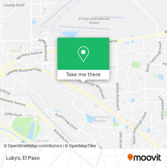 Luby's map