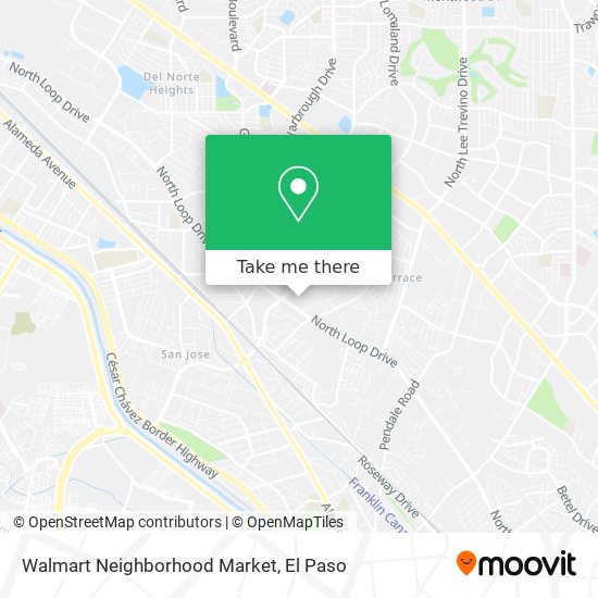 Walmart Neighborhood Market map