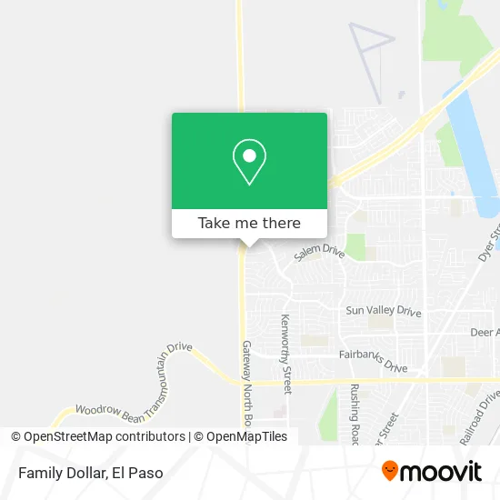 Family Dollar map
