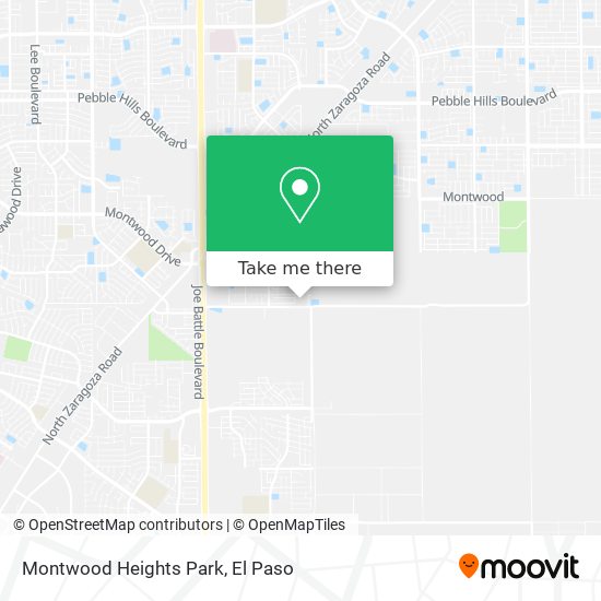 Montwood Heights Park map