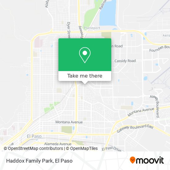 Haddox Family Park map