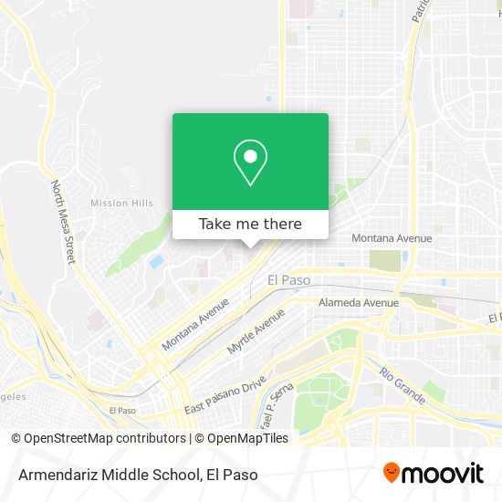 Mapa de Armendariz Middle School
