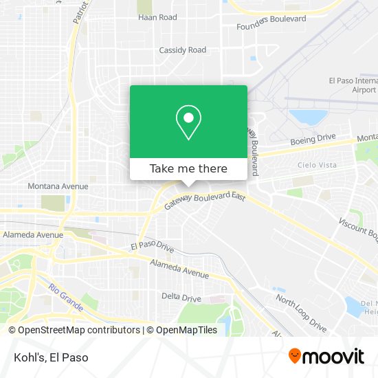 Kohl's map