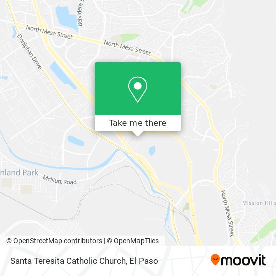 Santa Teresita Catholic Church map