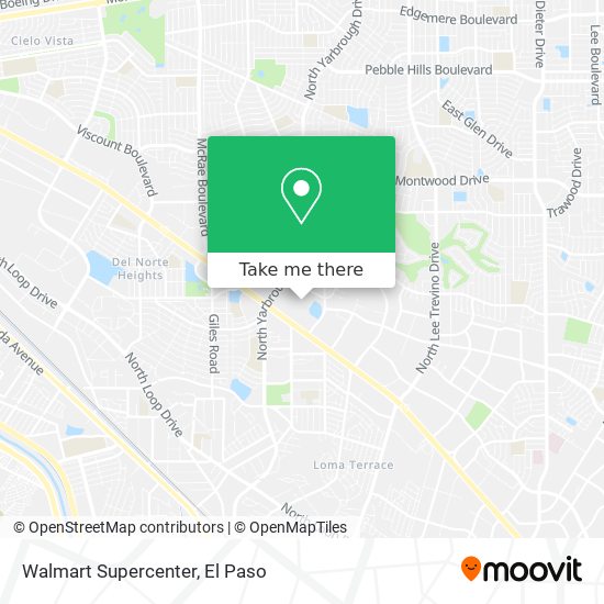 Walmart Supercenter map