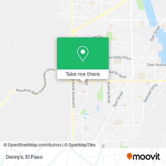 Denny's map