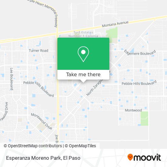 Esperanza Moreno Park map