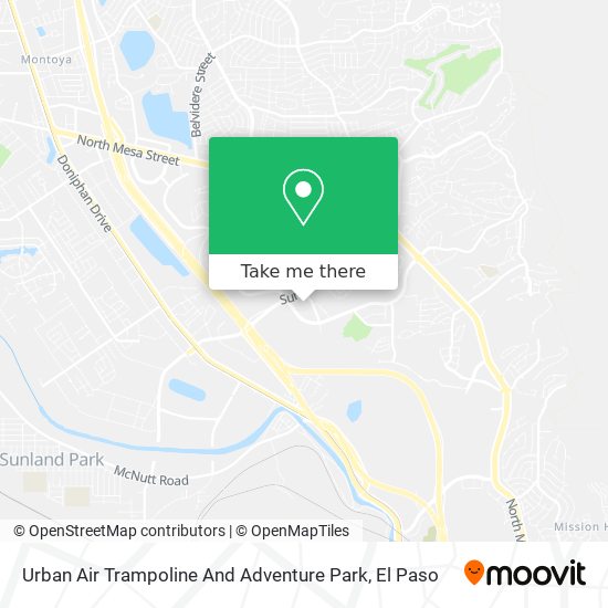 Mapa de Urban Air Trampoline And Adventure Park