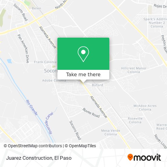 Juarez Construction map