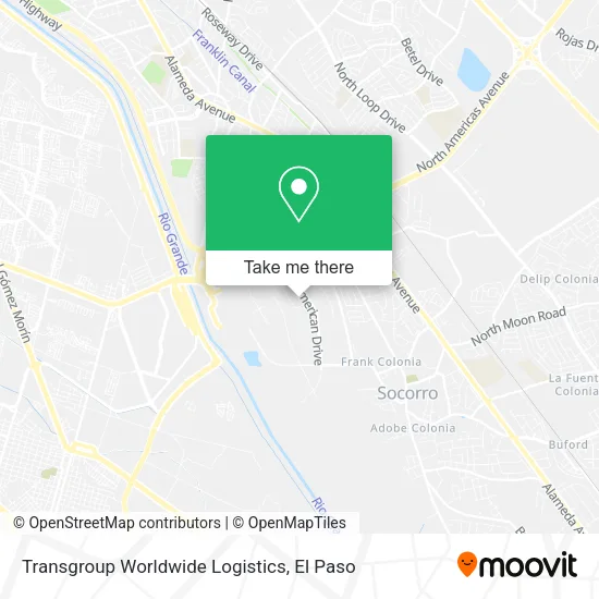 Transgroup Worldwide Logistics map