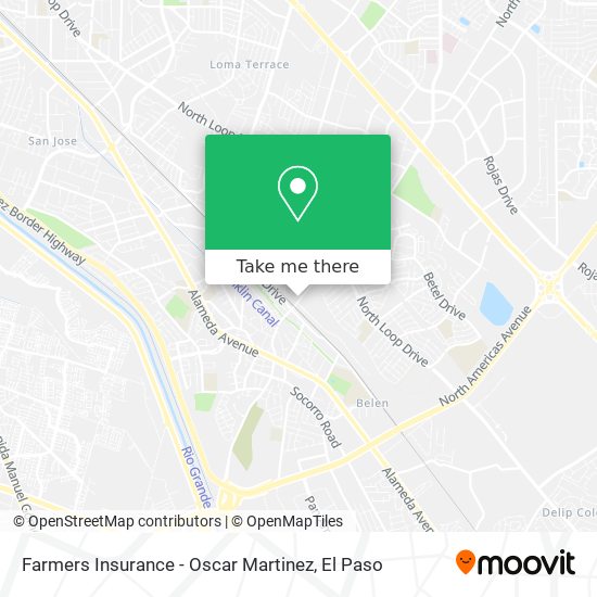 Mapa de Farmers Insurance - Oscar Martinez