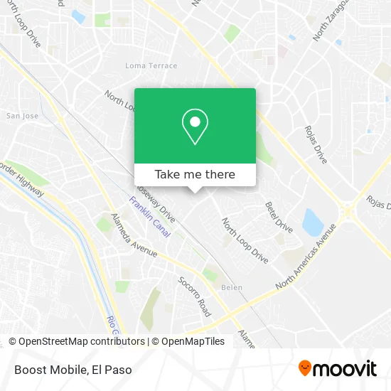 Boost Mobile map