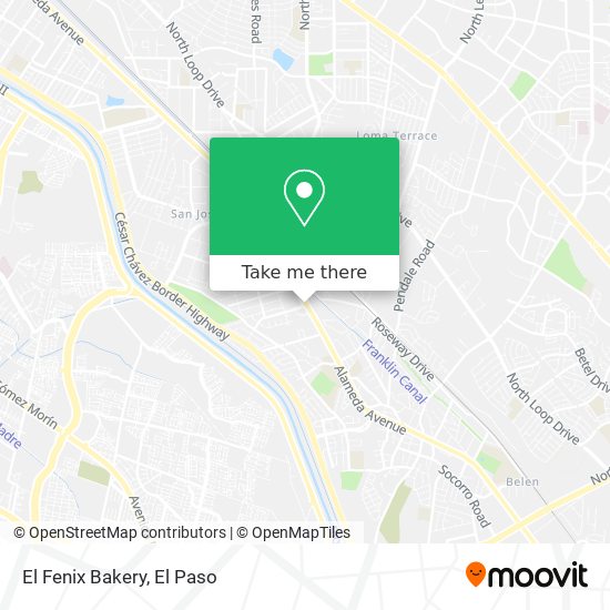 Mapa de El Fenix Bakery