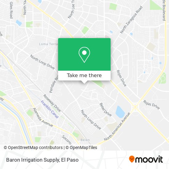 Mapa de Baron Irrigation Supply