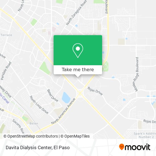Davita Dialysis Center map