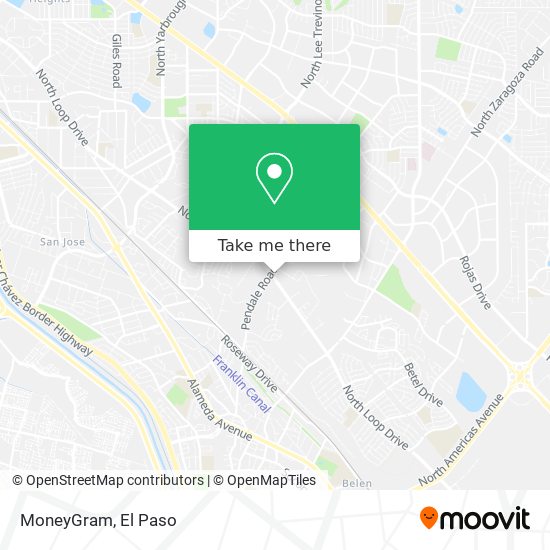 MoneyGram map