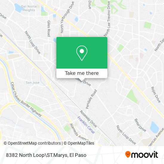 8382 North Loop\ST.Marys map