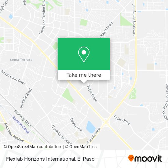 Flexfab Horizons International map