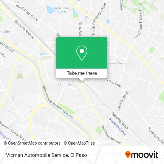 Vicman Automobile Service map