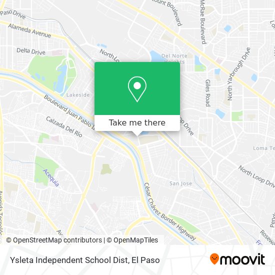 Mapa de Ysleta Independent School Dist