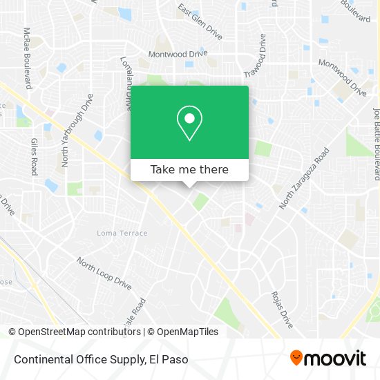 Mapa de Continental Office Supply