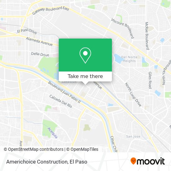 Mapa de Americhoice Construction