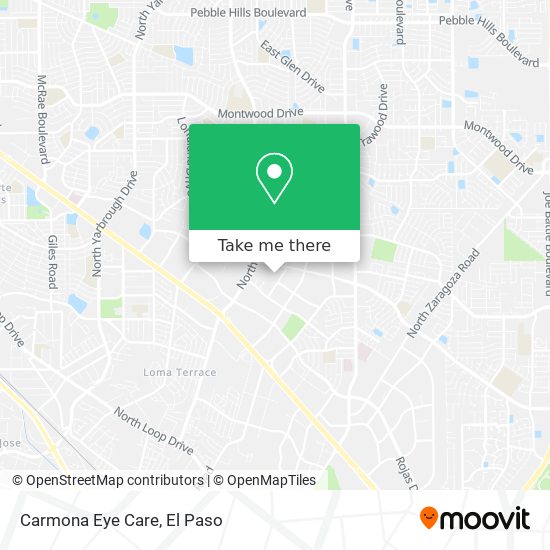 Carmona Eye Care map