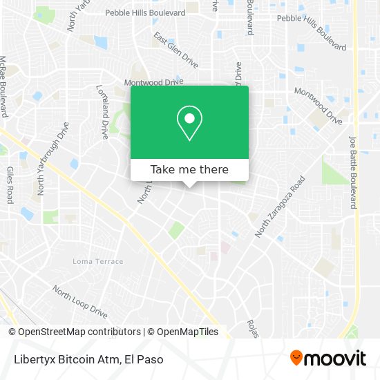 Mapa de Libertyx Bitcoin Atm