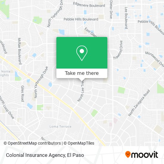 Colonial Insurance Agency map