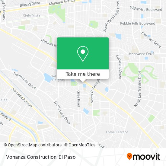Vonanza Construction map
