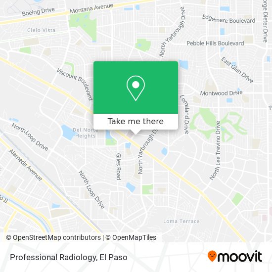 Professional Radiology map