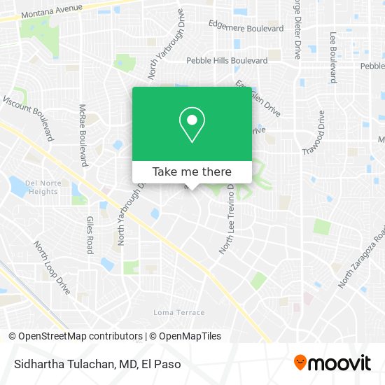 Sidhartha Tulachan, MD map