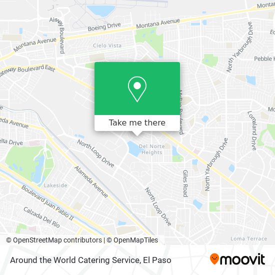 Mapa de Around the World Catering Service