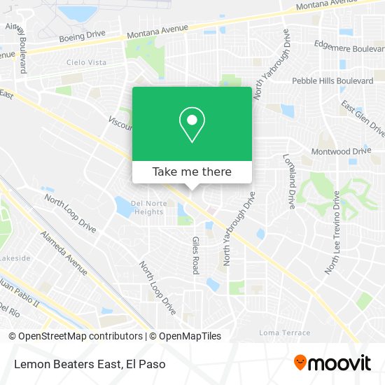 Mapa de Lemon Beaters East