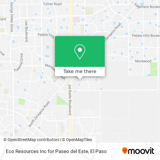 Eco Resources Inc for Paseo del Este map