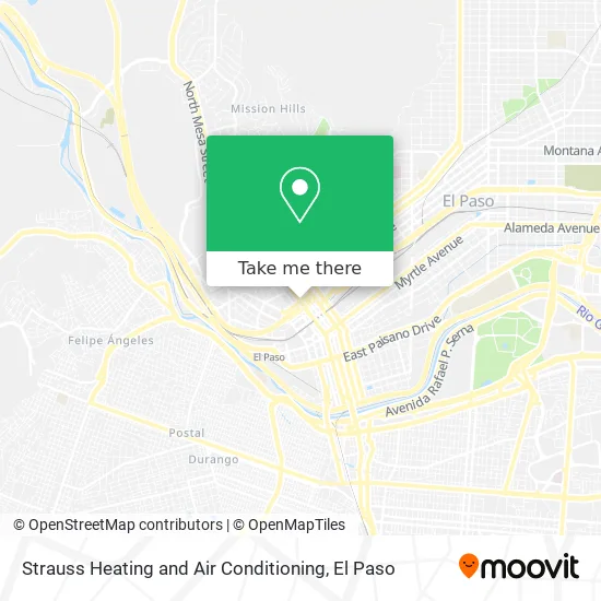 Strauss Heating and Air Conditioning map