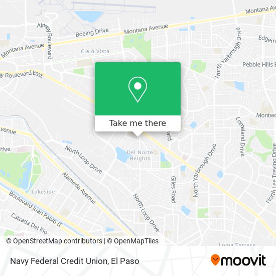 Navy Federal Credit Union map