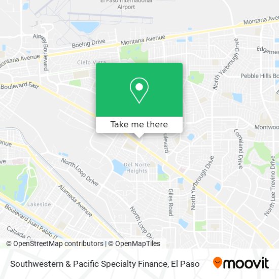 Mapa de Southwestern & Pacific Specialty Finance