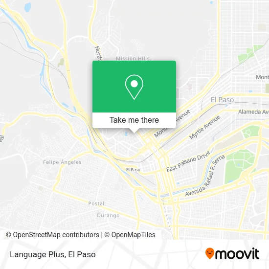 Mapa de Language Plus