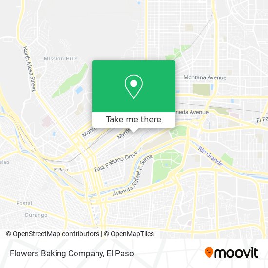 Flowers Baking Company map