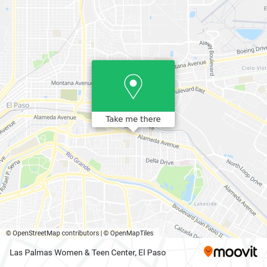 Las Palmas Women & Teen Center map