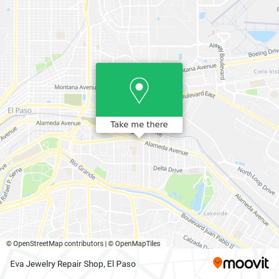 Mapa de Eva Jewelry Repair Shop