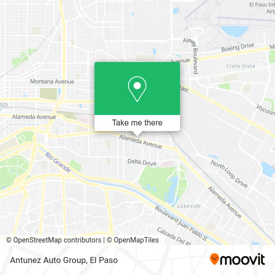 Antunez Auto Group map